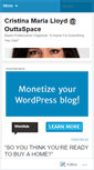 Mobile Screenshot of cristinamarialloyd.wordpress.com
