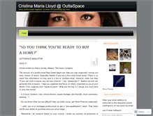 Tablet Screenshot of cristinamarialloyd.wordpress.com