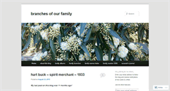 Desktop Screenshot of branchesofourfamily.wordpress.com