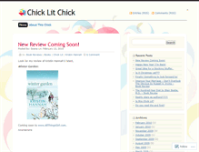 Tablet Screenshot of chicklitchick.wordpress.com