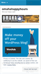 Mobile Screenshot of omahahappyhours.wordpress.com
