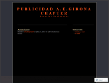 Tablet Screenshot of patrocinadoresae.wordpress.com