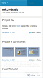 Mobile Screenshot of mkundratic.wordpress.com