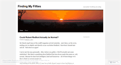 Desktop Screenshot of findingmyfifties.wordpress.com