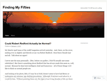 Tablet Screenshot of findingmyfifties.wordpress.com