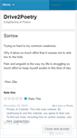 Mobile Screenshot of drive2poetry.wordpress.com