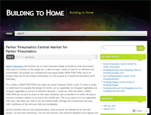 Tablet Screenshot of buildingtohome.wordpress.com