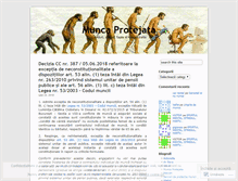 Tablet Screenshot of muncaprotejata.wordpress.com