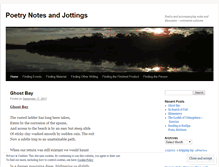 Tablet Screenshot of poetrynotesandjottings.wordpress.com