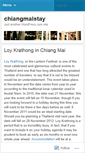 Mobile Screenshot of chiangmaistay.wordpress.com