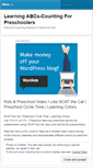 Mobile Screenshot of learningabcscounting.wordpress.com