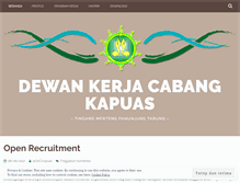 Tablet Screenshot of dkckapuas.wordpress.com