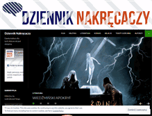 Tablet Screenshot of dzienniknakrecaczy.wordpress.com