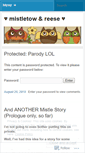 Mobile Screenshot of mistletow11.wordpress.com