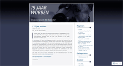 Desktop Screenshot of 15jaarwobben.wordpress.com