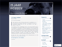 Tablet Screenshot of 15jaarwobben.wordpress.com