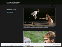 Tablet Screenshot of lyndseylu34.wordpress.com