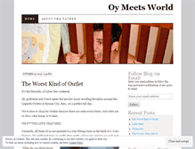 Tablet Screenshot of oymeetsworld.wordpress.com