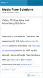 Mobile Screenshot of mediaflaresolutions.wordpress.com
