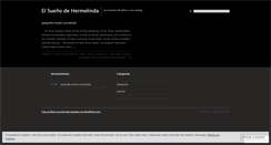 Desktop Screenshot of hermelinda.wordpress.com