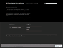 Tablet Screenshot of hermelinda.wordpress.com
