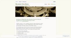 Desktop Screenshot of machinetoolblog.wordpress.com
