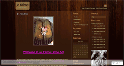 Desktop Screenshot of jetaimeart.wordpress.com