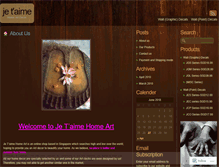 Tablet Screenshot of jetaimeart.wordpress.com