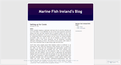 Desktop Screenshot of marinefishireland.wordpress.com