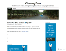 Tablet Screenshot of cikarangbaru.wordpress.com
