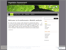 Tablet Screenshot of ecoinformatics.wordpress.com