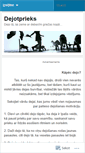 Mobile Screenshot of dejotprieks.wordpress.com