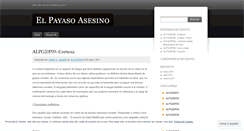 Desktop Screenshot of elpayasoasesino.wordpress.com
