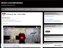 Tablet Screenshot of musicacontemporanea.wordpress.com