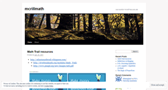 Desktop Screenshot of mcrillmath.wordpress.com