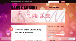 Desktop Screenshot of hazelclaiborn.wordpress.com