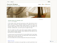 Tablet Screenshot of jayanti9.wordpress.com