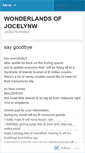 Mobile Screenshot of jwonderlands.wordpress.com