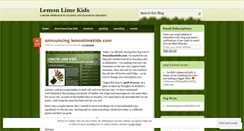 Desktop Screenshot of lemonlimekids.wordpress.com