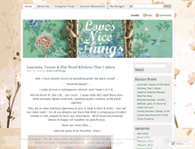 Tablet Screenshot of lovesnicethings.wordpress.com