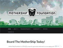 Tablet Screenshot of mothershipfoundation.wordpress.com