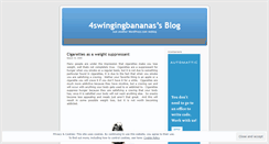 Desktop Screenshot of 4swingingbananas.wordpress.com