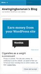 Mobile Screenshot of 4swingingbananas.wordpress.com
