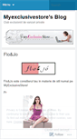 Mobile Screenshot of myexclusivestore.wordpress.com