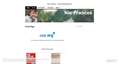 Desktop Screenshot of nicfrances.wordpress.com