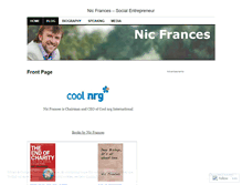 Tablet Screenshot of nicfrances.wordpress.com