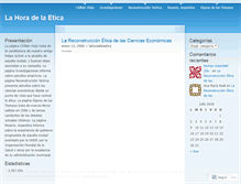 Tablet Screenshot of lahoradelaetica.wordpress.com