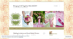 Desktop Screenshot of madeofhonorweddings.wordpress.com