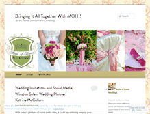 Tablet Screenshot of madeofhonorweddings.wordpress.com