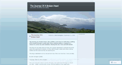 Desktop Screenshot of journeyofbrokenheart.wordpress.com